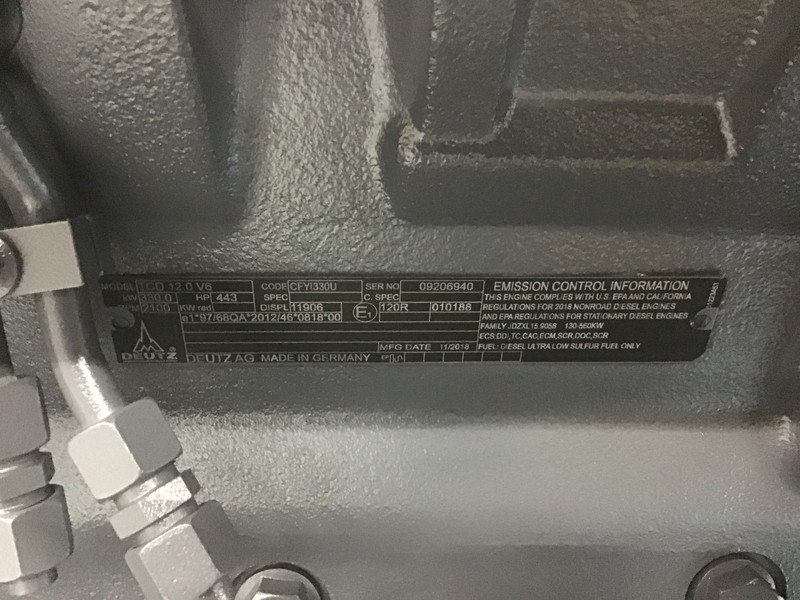 Deutz TCD12.0 V6 NEW - Máquina de construção: foto 5 Deutz TCD12.0 V6 NEW - Máquina de construção: foto 5