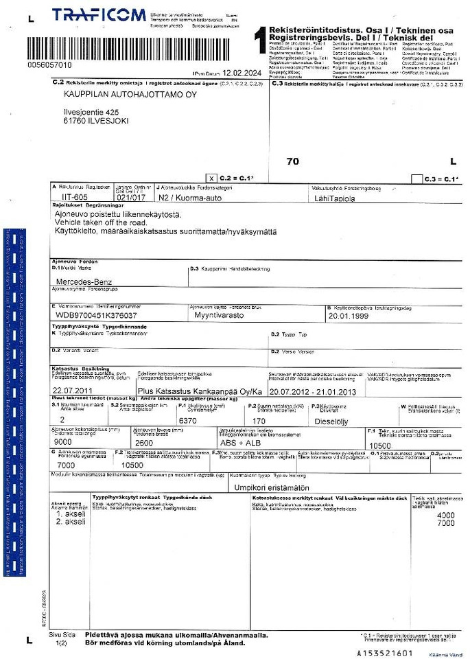 Leasing de Mercedes-Benz Atego 1023  Mercedes-Benz Atego 1023: foto 11