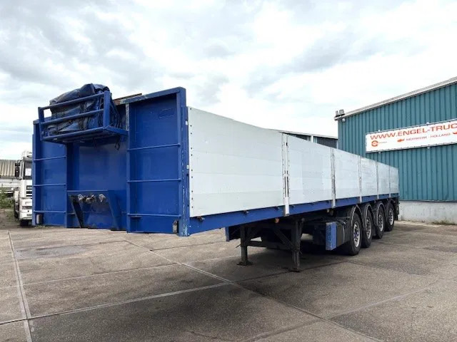 Kwb KWB P-504-STI-H 4-AXLE FLATBED TRAILER (SAF AXLES / 2x STEERING AXLE / 2x LIFT-AXLE / ALUMINIUM SIDE BORDS /ABS-EBS) - Semi-reboque plataforma/ Caixa aberta: foto 1 Kwb KWB P-504-STI-H 4-AXLE FLATBED TRAILER (SAF AXLES / 2x STEERING AXLE / 2x LIFT-AXLE / ALUMINIUM SIDE BORDS /ABS-EBS) - Semi-reboque plataforma/ Caixa aberta: foto 1
