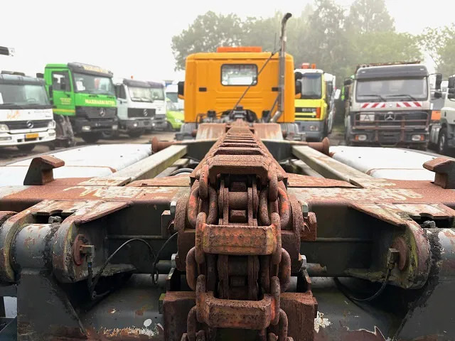 Camião transportador de contêineres/ Caixa móvel Scania P114-340 6x2 WITH MULTILIFT CONTAINERSYSTEM ONLY 80.500 KM!! ORIGINAL (10 TIRES / FULL STEEL SUSPENSION / 12 GEARS MANUAL GEARBO: foto 14