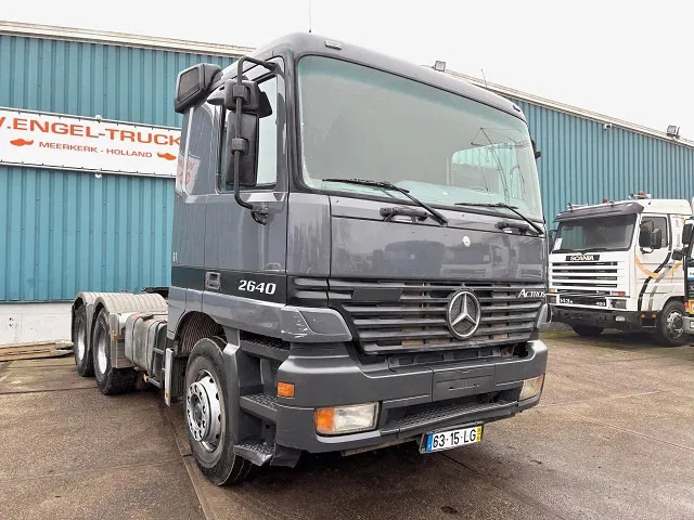 Mercedes-Benz Actros 2640 S 6x4 FULL STEEL TRACTOR UNIT (EPS WITH CLUTCH (3 PEDALS) / REDUCTION AXLES / FULL STEEL SUSPENSION / HYDRAULIC KIT - Tractor: foto 2 Mercedes-Benz Actros 2640 S 6x4 FULL STEEL TRACTOR UNIT (EPS WITH CLUTCH (3 PEDALS) / REDUCTION AXLES / FULL STEEL SUSPENSION / HYDRAULIC KIT - Tractor: foto 2