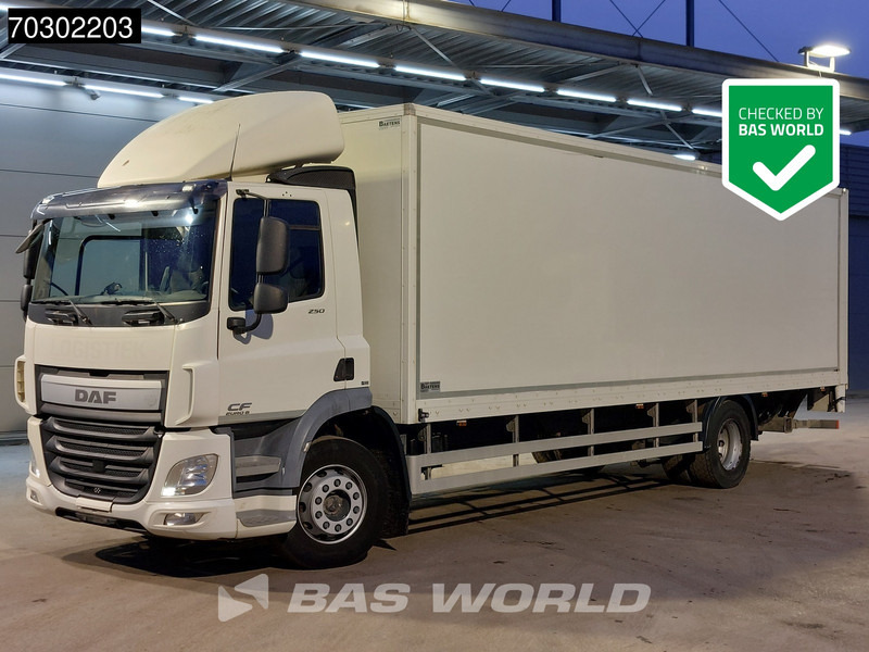 DAF CF 250 4X2 19tonner Automatic 2000kg Ladebordwand Airco Euro 6 - Camião furgão: foto 1 DAF CF 250 4X2 19tonner Automatic 2000kg Ladebordwand Airco Euro 6 - Camião furgão: foto 1