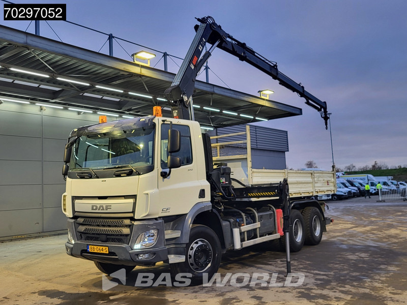 DAF CF 370 CF 6X4 HIAB 144 BS-3 HIDUO Crane Kran 8m3 Tipper Big-Axle Steelsuspension Euro 6 - Camião basculante, Camião grua: foto 2 DAF CF 370 CF 6X4 HIAB 144 BS-3 HIDUO Crane Kran 8m3 Tipper Big-Axle Steelsuspension Euro 6 - Camião basculante, Camião grua: foto 2