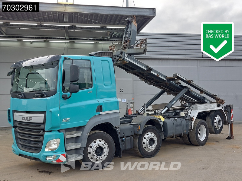 DAF CF 410 CF 8X2 35tons Velsycon CL35.71 containersystem Lift+steering axle Euro 6 - Camião polibenne: foto 1 DAF CF 410 CF 8X2 35tons Velsycon CL35.71 containersystem Lift+steering axle Euro 6 - Camião polibenne: foto 1