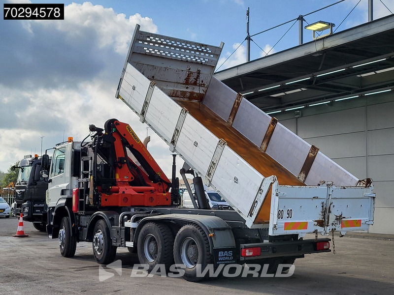 Camião basculante, Camião grua DAF CF 460 8X4 Palfinger PK18002 EH Crane tipper Retarder Big-Axle Steelsuspension Manual: foto 12