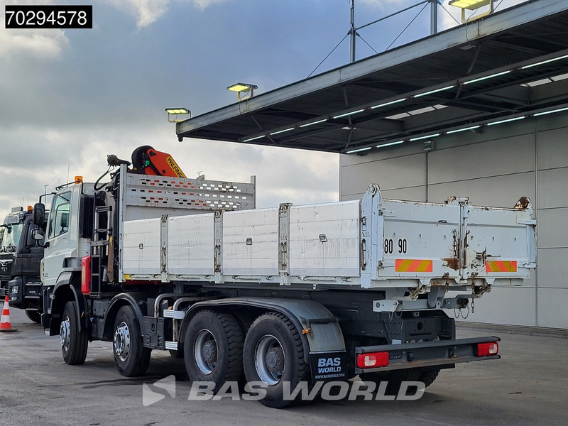 Camião basculante, Camião grua DAF CF 460 8X4 Palfinger PK18002 EH Crane tipper Retarder Big-Axle Steelsuspension Manual: foto 15