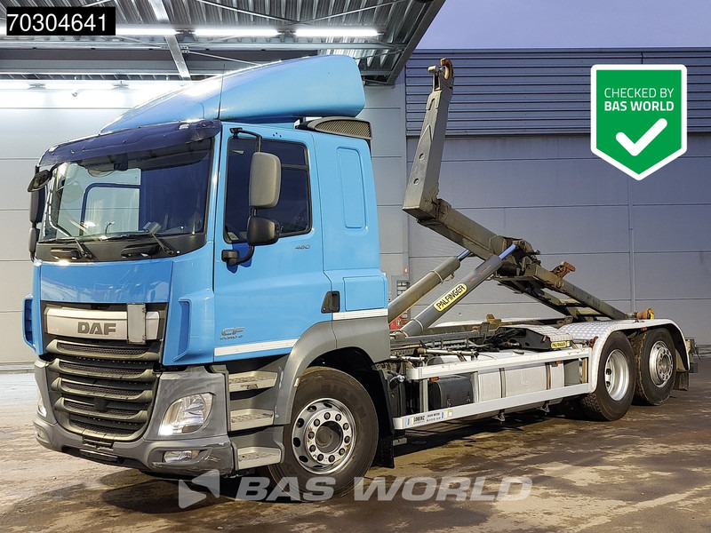 DAF CF 460 CF 6X2 Palfinger T20 -31 MPA hooklift Manual Lift-Axle Euro 6 - Camião polibenne: foto 1 DAF CF 460 CF 6X2 Palfinger T20 -31 MPA hooklift Manual Lift-Axle Euro 6 - Camião polibenne: foto 1