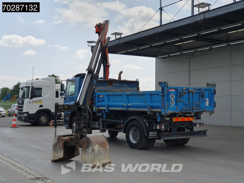 Camião basculante, Camião grua DAF CF75.310 4X2 Manual Big-Axle Steelsuspension Palfinger Euro 3: foto 6