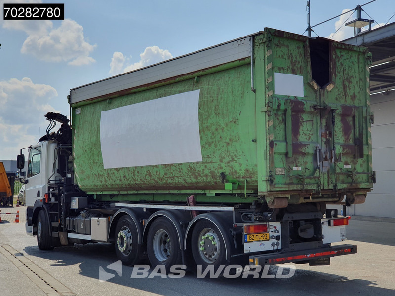 Camião polibenne, Camião grua DAF CF85.360 8X2 NL-Truck Hiab 211 E-3 HIPRO Kran 21T Multilift Euro 5: foto 11