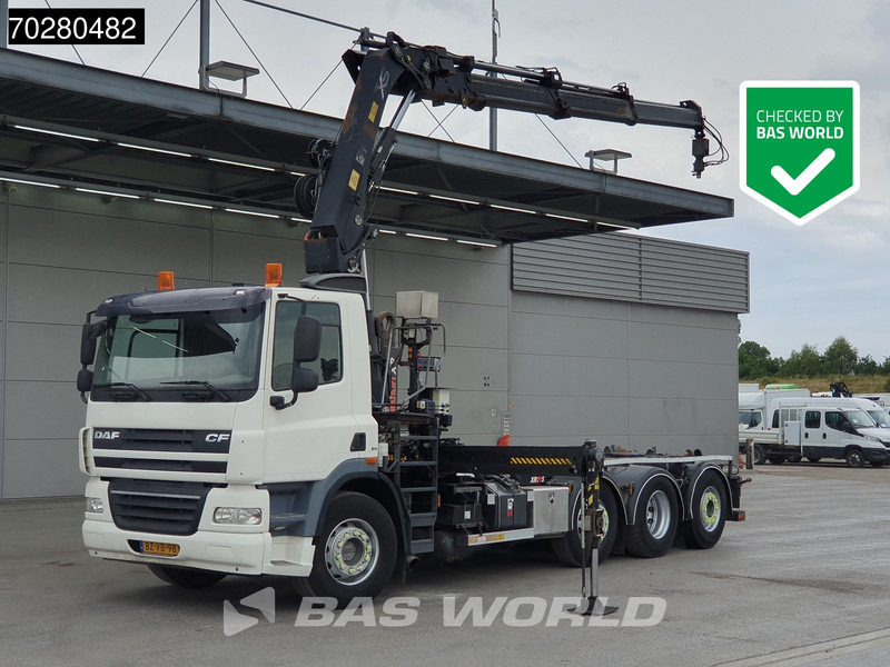 DAF CF85.360 8X2 NL-Truck Hiab 211 E-3 Hipro Kran 21tons Multilift Lift+steering Euro 5 - Camião polibenne, Camião grua: foto 1 DAF CF85.360 8X2 NL-Truck Hiab 211 E-3 Hipro Kran 21tons Multilift Lift+steering Euro 5 - Camião polibenne, Camião grua: foto 1