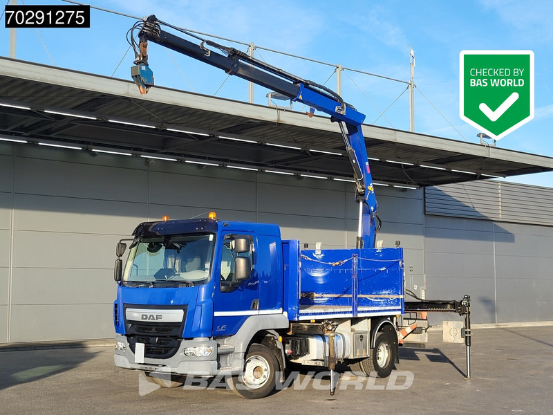 DAF LF 260 LF 4X2 HIAB 111 B-2 HIDUO Crane Automatic ACC Euro 6 - Camião de caixa aberta/ Plataforma, Camião grua: foto 1 DAF LF 260 LF 4X2 HIAB 111 B-2 HIDUO Crane Automatic ACC Euro 6 - Camião de caixa aberta/ Plataforma, Camião grua: foto 1