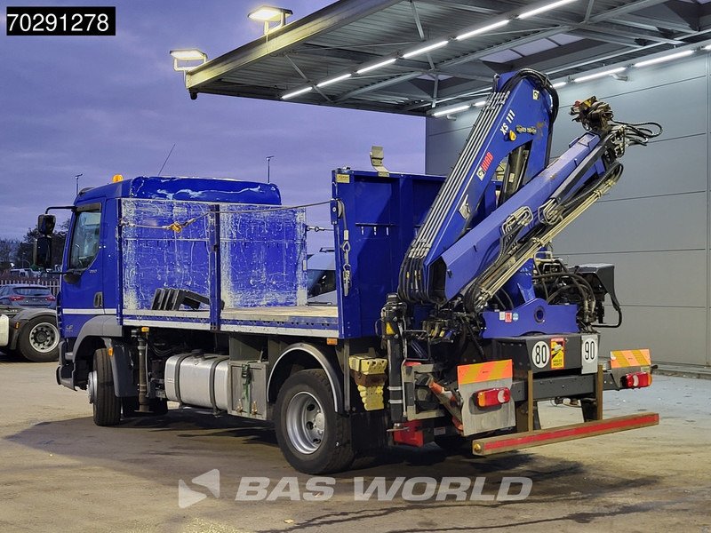DAF LF 260 LF 4X2 Hiab 111 B-2 HIDUO Crane Kran Remote control Automatic ACC Euro 6 - Camião de caixa aberta/ Plataforma, Camião grua: foto 2 DAF LF 260 LF 4X2 Hiab 111 B-2 HIDUO Crane Kran Remote control Automatic ACC Euro 6 - Camião de caixa aberta/ Plataforma, Camião grua: foto 2