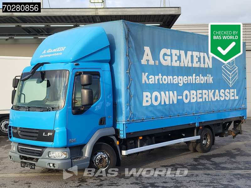 DAF LF45.160 4X2 7.5tonner Manual 1500kg Ladebordwand Euro 5 - Camião de lona: foto 1 DAF LF45.160 4X2 7.5tonner Manual 1500kg Ladebordwand Euro 5 - Camião de lona: foto 1