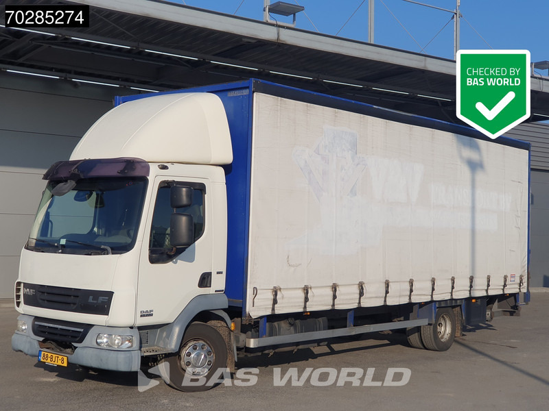 DAF LF45.220 LF 4X2 12tons NL-Truck Automatic 1500kg Ladebordwand EEV - Camião de lona: foto 1 DAF LF45.220 LF 4X2 12tons NL-Truck Automatic 1500kg Ladebordwand EEV - Camião de lona: foto 1