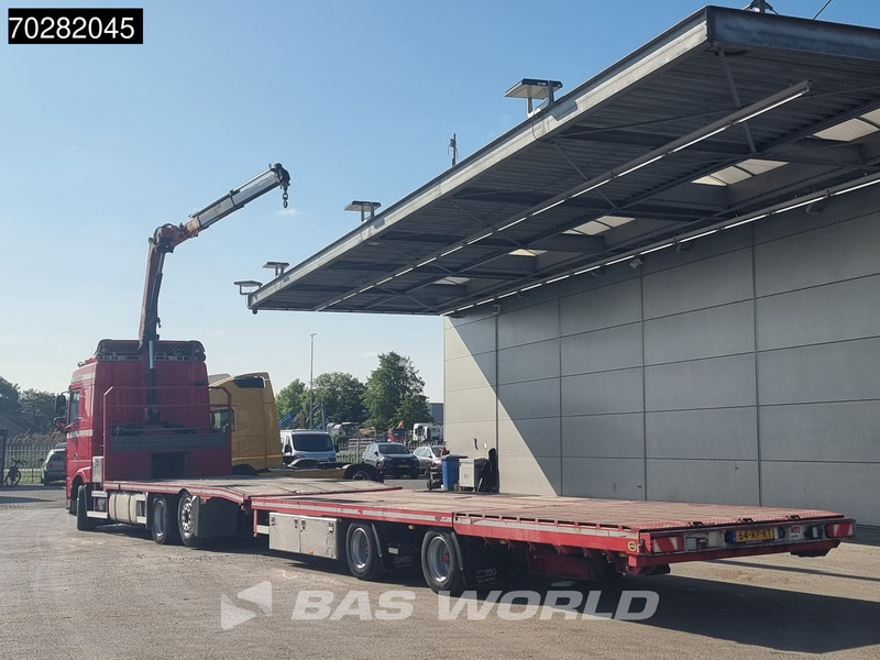 DAF XF 440 6X2 NL-Truck Transporter HMF 900-K2 Kran Winch Lift-Lenkachse Euro 6 - Camião de caixa aberta/ Plataforma, Camião grua: foto 2 DAF XF 440 6X2 NL-Truck Transporter HMF 900-K2 Kran Winch Lift-Lenkachse Euro 6 - Camião de caixa aberta/ Plataforma, Camião grua: foto 2