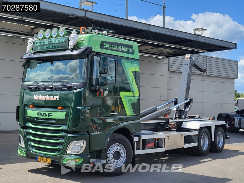 DAF XF 460 XF 6X2 NL-Truck VDL S-25-6400 Hooklift Liftaxle Manual Navi ACC Euro 6 - Camião polibenne: foto 3 DAF XF 460 XF 6X2 NL-Truck VDL S-25-6400 Hooklift Liftaxle Manual Navi ACC Euro 6 - Camião polibenne: foto 3