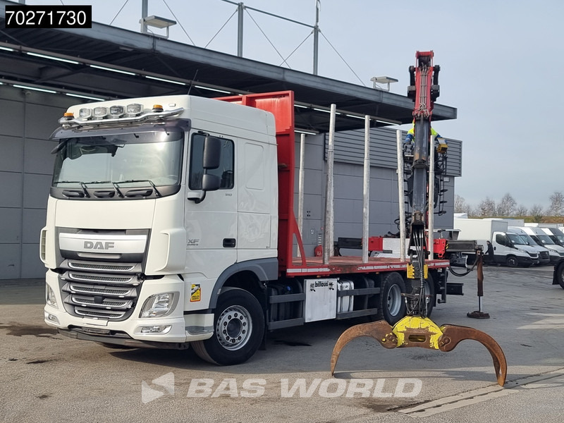 DAF XF 510 6X4 Jonsered Z-Crane SC ACC Retarder Euro 6 - Camião de transporte de madeira, Camião grua: foto 5 DAF XF 510 6X4 Jonsered Z-Crane SC ACC Retarder Euro 6 - Camião de transporte de madeira, Camião grua: foto 5