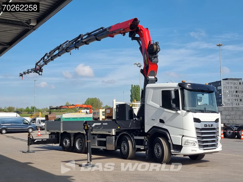 DAF XF 530 8X2 NEW Palfinger PK580 TEC Kran Crane Fly-Jib Winch Lift+Lenkasche Retarder - Camião de caixa aberta/ Plataforma, Camião grua: foto 5 DAF XF 530 8X2 NEW Palfinger PK580 TEC Kran Crane Fly-Jib Winch Lift+Lenkasche Retarder - Camião de caixa aberta/ Plataforma, Camião grua: foto 5