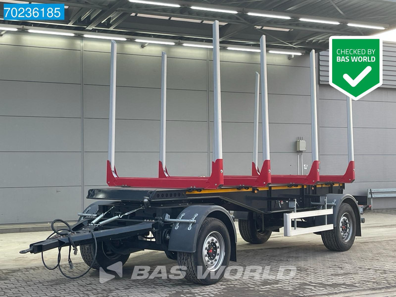 Reboque transporte de madeira novo EUROMIX 2A-CAT NEW Wood Holztransport: foto 1