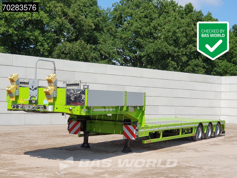 Faymonville F-S43-1AAF 3 axles Extendable Twistlocks 3x Hydraulic Steering Galvanised - Semi-reboque baixa: foto 1 Faymonville F-S43-1AAF 3 axles Extendable Twistlocks 3x Hydraulic Steering Galvanised - Semi-reboque baixa: foto 1