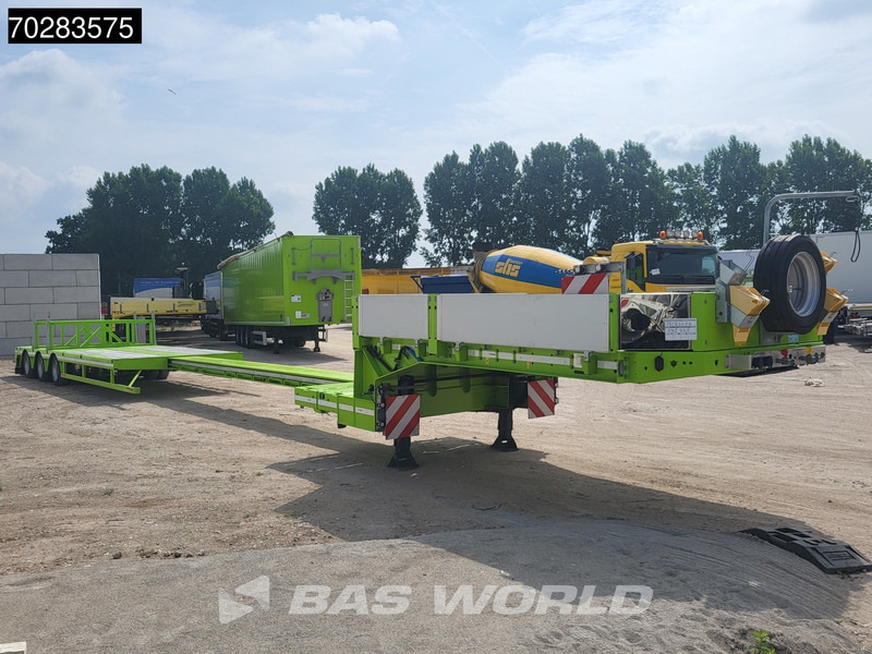 Faymonville F-S43-1AAF 3 axles Extendable Twistlocks 3x Hydraulic Steering Galvanised - Semi-reboque baixa: foto 5 Faymonville F-S43-1AAF 3 axles Extendable Twistlocks 3x Hydraulic Steering Galvanised - Semi-reboque baixa: foto 5