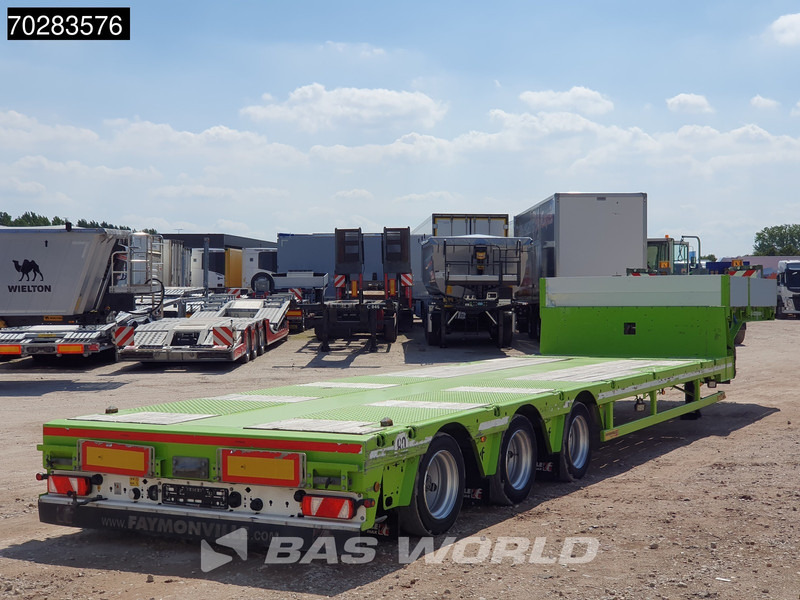 Faymonville F-S43-1AAF 3 axles Extendable Twistlocks 3x Hydraulic Steering Galvanised - Semi-reboque baixa: foto 5 Faymonville F-S43-1AAF 3 axles Extendable Twistlocks 3x Hydraulic Steering Galvanised - Semi-reboque baixa: foto 5