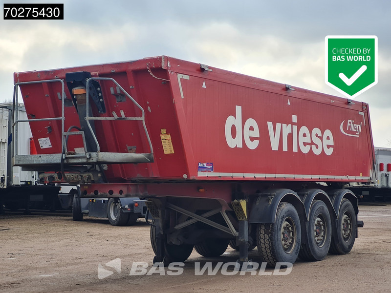 Fliegl DHKA 3 axles Liftachse ALU - Semi-reboque basculante: foto 1 Fliegl DHKA 3 axles Liftachse ALU - Semi-reboque basculante: foto 1