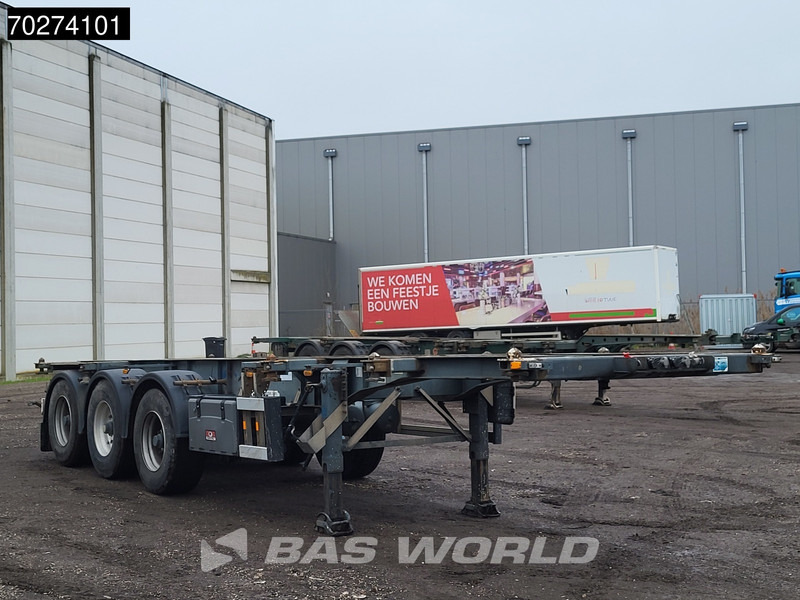Groenewegen 30CC-14-27 ADR 20ft 30ft Liftachse - Semi-reboque transportador de contêineres/ Caixa móvel: foto 3 Groenewegen 30CC-14-27 ADR 20ft 30ft Liftachse - Semi-reboque transportador de contêineres/ Caixa móvel: foto 3