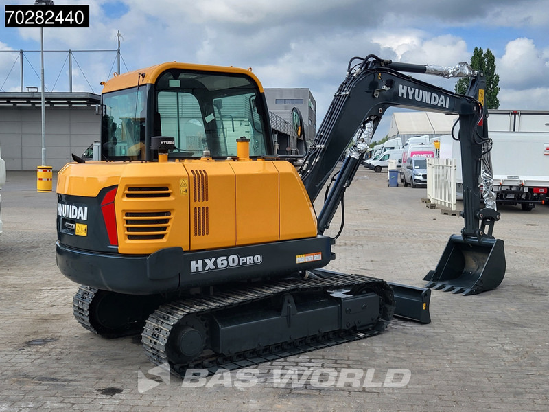 Mini escavadeira novo Hyundai HX60 PRON A/C: foto 6