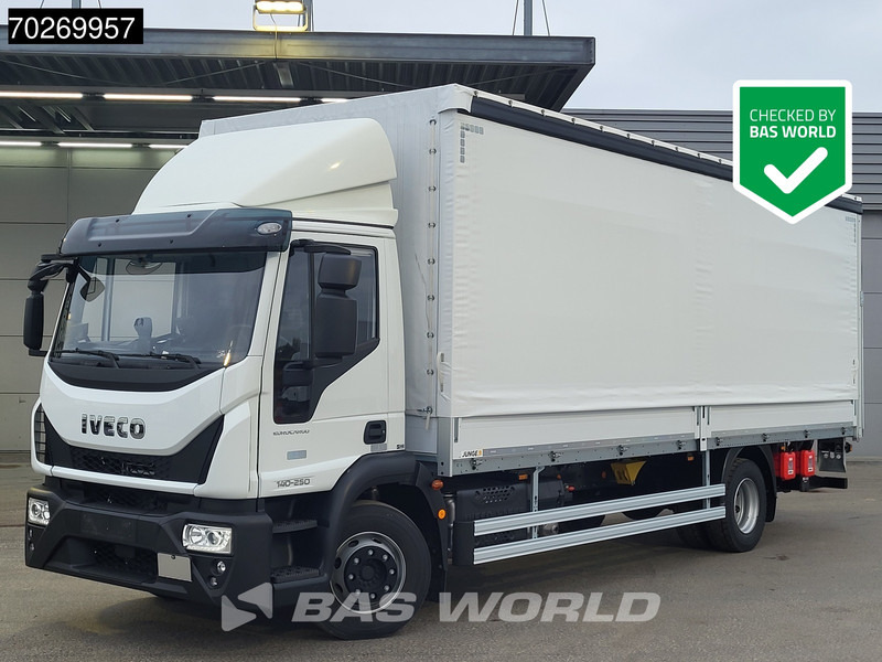 Iveco Eurocargo 140E250 4X2 NEW 14tonner ACC Ladebordwand Automatic Euro 6 - Camião de lona: foto 1 Iveco Eurocargo 140E250 4X2 NEW 14tonner ACC Ladebordwand Automatic Euro 6 - Camião de lona: foto 1