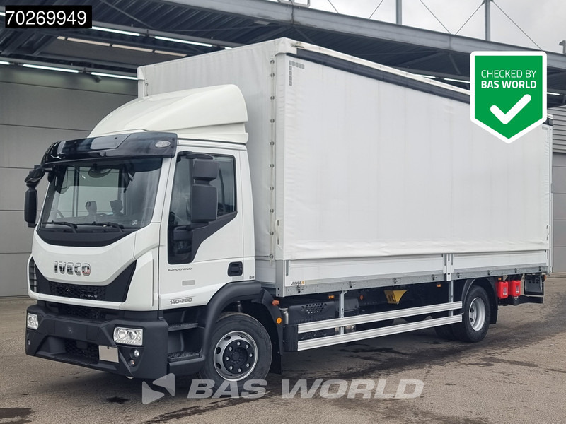 Iveco Eurocargo 140E280 4X2 2024 registration 14tonner Ladebordwand Automatic Euro 6 - Camião de lona: foto 1 Iveco Eurocargo 140E280 4X2 2024 registration 14tonner Ladebordwand Automatic Euro 6 - Camião de lona: foto 1