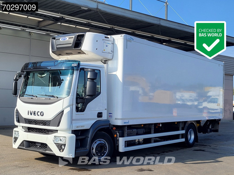 Iveco Eurocargo 160E280 4X2 Carrier Supra 1250 MT 1500kg Ladebordwand Automatic ACC Euro 6 - Camião frigorífico: foto 1 Iveco Eurocargo 160E280 4X2 Carrier Supra 1250 MT 1500kg Ladebordwand Automatic ACC Euro 6 - Camião frigorífico: foto 1