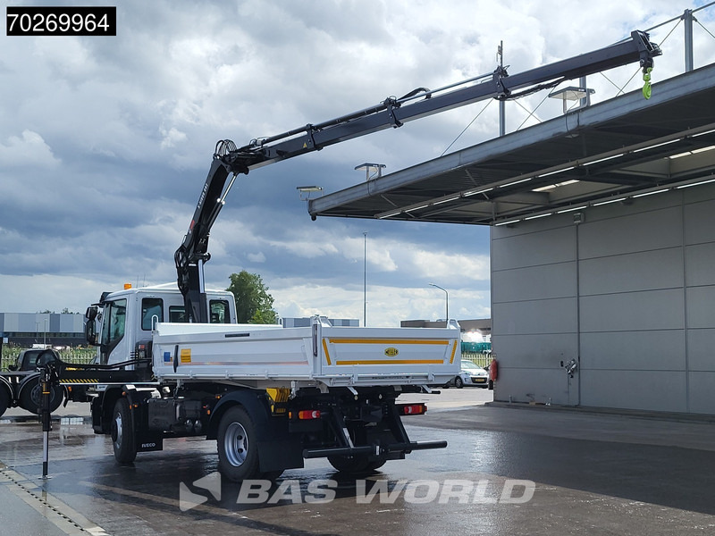 Iveco Eurocargo 160E280 4X2 NEW! Hiab XHIDUO092E-3 Kran Crane 6m3 3-way Tipper ACC - Camião basculante, Camião grua: foto 2 Iveco Eurocargo 160E280 4X2 NEW! Hiab XHIDUO092E-3 Kran Crane 6m3 3-way Tipper ACC - Camião basculante, Camião grua: foto 2