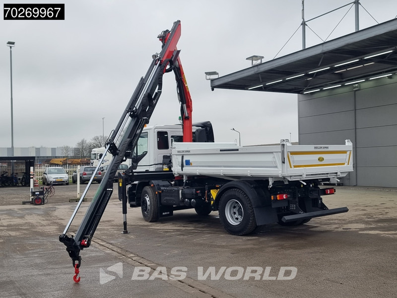 Iveco Eurocargo 180E320 4X2 Steelsuspension 3-Seiten Palfinger PK12.501 Euro 6 - Camião basculante, Camião grua: foto 5 Iveco Eurocargo 180E320 4X2 Steelsuspension 3-Seiten Palfinger PK12.501 Euro 6 - Camião basculante, Camião grua: foto 5
