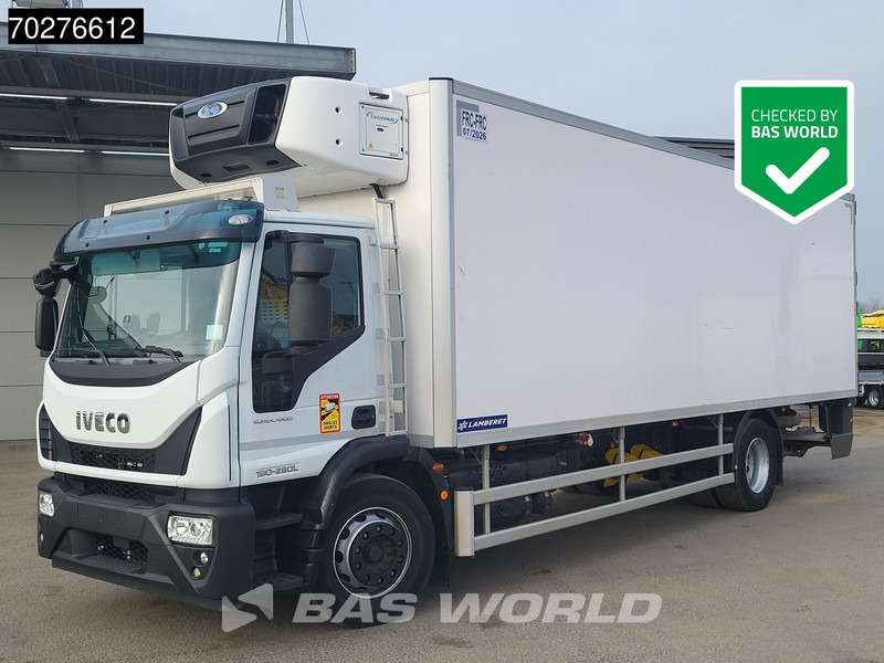 Iveco Eurocargo 190EL280 4X2 ATP Valid - 19tonner Carrier 1150 MT cooler Ladebordwand FRC Euro 6 - Camião frigorífico: foto 1 Iveco Eurocargo 190EL280 4X2 ATP Valid - 19tonner Carrier 1150 MT cooler Ladebordwand FRC Euro 6 - Camião frigorífico: foto 1