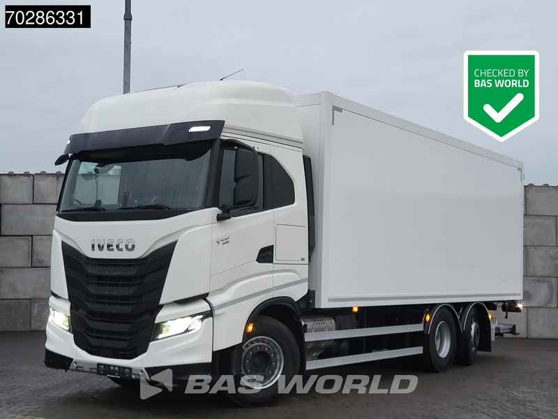 Iveco S-Way 490 6X2 2000kg Ladebordwand Lift/Steering Axle Automatic Navi ACC Euro 6 - Camião furgão: foto 1 Iveco S-Way 490 6X2 2000kg Ladebordwand Lift/Steering Axle Automatic Navi ACC Euro 6 - Camião furgão: foto 1