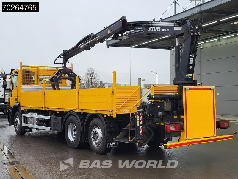 Iveco Stralis 310 6X2 RHD! Lift+Lenkachse Atlas 135.2VE-A11 Kran Crane Euro 6 - Camião de caixa aberta/ Plataforma, Camião grua: foto 2 Iveco Stralis 310 6X2 RHD! Lift+Lenkachse Atlas 135.2VE-A11 Kran Crane Euro 6 - Camião de caixa aberta/ Plataforma, Camião grua: foto 2