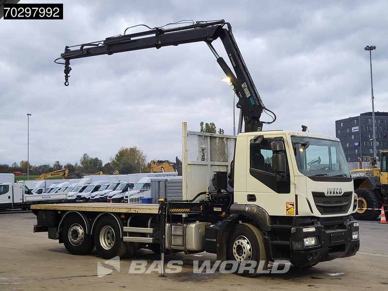 Iveco Stralis 310 Stralis 6X2 HIAB 144 BS-2 Crane Kran Lift+Steering-Axle Manual Euro 5 - Camião de caixa aberta/ Plataforma, Camião grua: foto 3 Iveco Stralis 310 Stralis 6X2 HIAB 144 BS-2 Crane Kran Lift+Steering-Axle Manual Euro 5 - Camião de caixa aberta/ Plataforma, Camião grua: foto 3