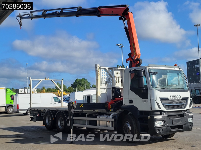Iveco Stralis 360 6X2 Palfinger PK18002EH Crane Kran Lift Axle Euro 6 - Camião de caixa aberta/ Plataforma, Camião grua: foto 3 Iveco Stralis 360 6X2 Palfinger PK18002EH Crane Kran Lift Axle Euro 6 - Camião de caixa aberta/ Plataforma, Camião grua: foto 3