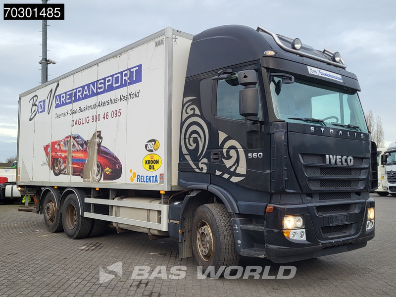 Iveco Stralis 560 6X2 Retarder Automatic Lift Axle 1500kg Tailgate Euro 5 - Camião furgão: foto 3 Iveco Stralis 560 6X2 Retarder Automatic Lift Axle 1500kg Tailgate Euro 5 - Camião furgão: foto 3