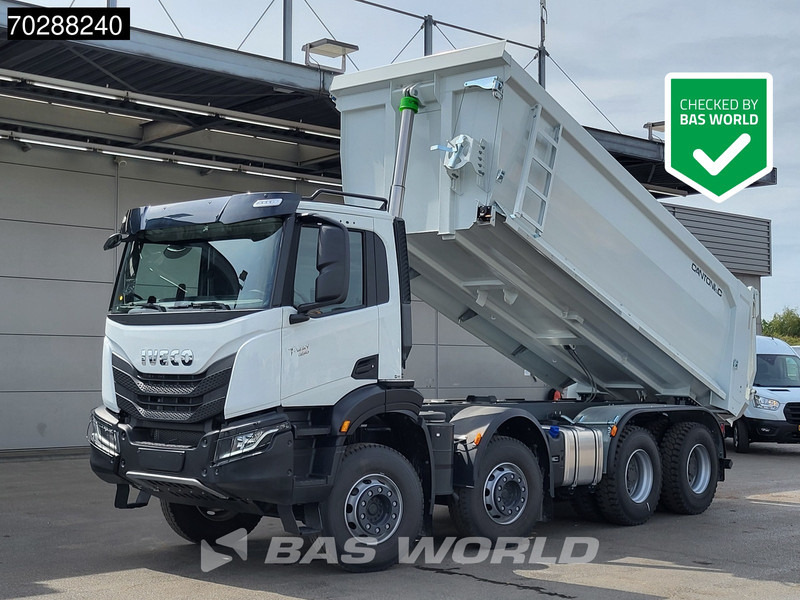 Iveco T-WAY 450 8X4 New! 20m3 Cantoni Tipper Steelsuspension Big-Axle Automatic Euro 6 - Camião basculante: foto 1 Iveco T-WAY 450 8X4 New! 20m3 Cantoni Tipper Steelsuspension Big-Axle Automatic Euro 6 - Camião basculante: foto 1