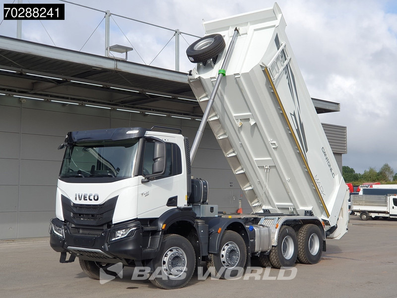 Iveco T-Way 450 8X4 NEW! 20m3 Cantoni tipper Steelsuspension Big-Axle Automatic Euro 6 - Camião basculante: foto 3 Iveco T-Way 450 8X4 NEW! 20m3 Cantoni tipper Steelsuspension Big-Axle Automatic Euro 6 - Camião basculante: foto 3