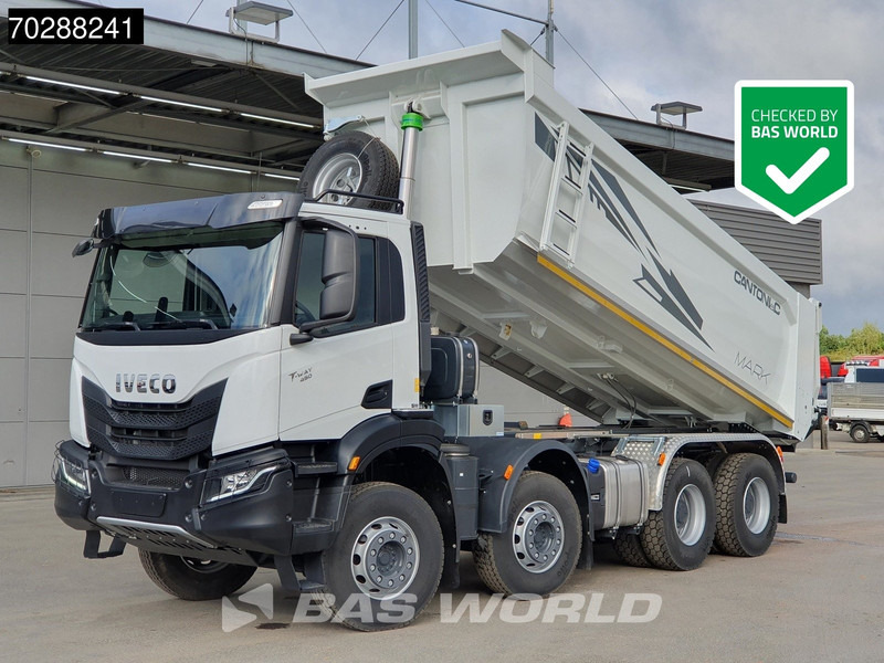 Iveco T-Way 450 8X4 NEW! 20m3 Cantoni tipper Steelsuspension Big-Axle Automatic Euro 6 - Camião basculante: foto 1 Iveco T-Way 450 8X4 NEW! 20m3 Cantoni tipper Steelsuspension Big-Axle Automatic Euro 6 - Camião basculante: foto 1