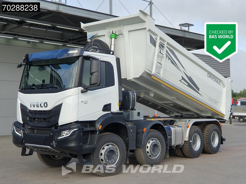 Iveco T-Way 450 8X4 New! 20m3 Cantoni Tipper Steelsuspension Big-Axle Euro 6 - Camião basculante: foto 1 Iveco T-Way 450 8X4 New! 20m3 Cantoni Tipper Steelsuspension Big-Axle Euro 6 - Camião basculante: foto 1