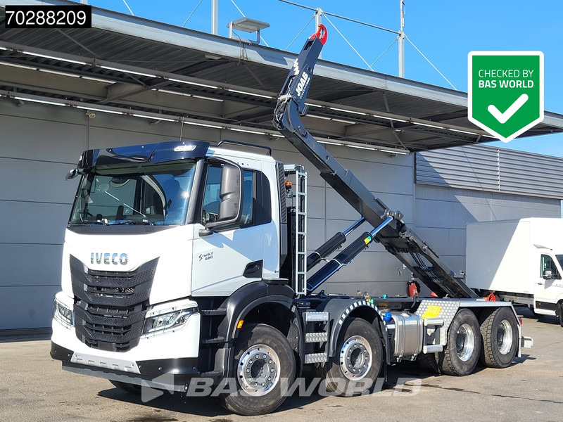 Iveco X-Way 480 8X4 NEW! 24tons JOAB containersystem Retarder Alcoa Big-Axle Navi LED Euro 6 - Camião polibenne: foto 1 Iveco X-Way 480 8X4 NEW! 24tons JOAB containersystem Retarder Alcoa Big-Axle Navi LED Euro 6 - Camião polibenne: foto 1