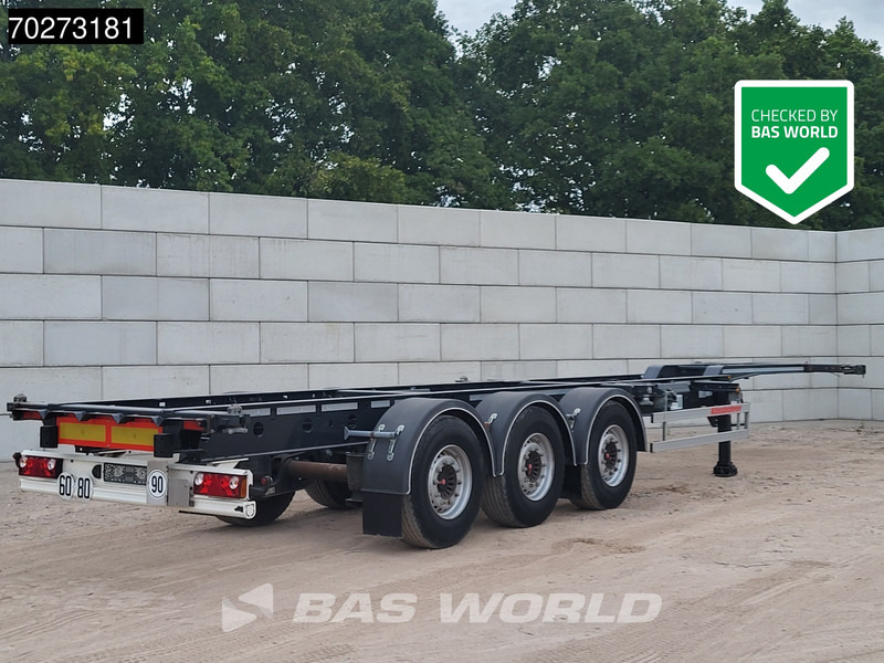 Kässbohrer CSRIL0S0E123 3 axles - Semi-reboque transportador de contêineres/ Caixa móvel: foto 1 Kässbohrer CSRIL0S0E123 3 axles - Semi-reboque transportador de contêineres/ Caixa móvel: foto 1