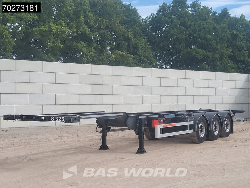 Kässbohrer CSRIL0S0E123 3 axles - Semi-reboque transportador de contêineres/ Caixa móvel: foto 2 Kässbohrer CSRIL0S0E123 3 axles - Semi-reboque transportador de contêineres/ Caixa móvel: foto 2