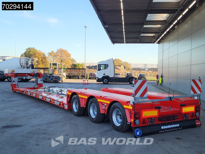 Kässbohrer LB3E 3 axles NEW! Extenable 540cm Gooseneck 3xSteeringaxle - Semi-reboque baixa: foto 3 Kässbohrer LB3E 3 axles NEW! Extenable 540cm Gooseneck 3xSteeringaxle - Semi-reboque baixa: foto 3