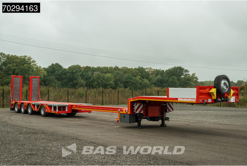 Kässbohrer LB4E 4 axles Hydr. Ramps 620cm-Extendable Lift+ 2x Steering Axle - Semi-reboque baixa: foto 5 Kässbohrer LB4E 4 axles Hydr. Ramps 620cm-Extendable Lift+ 2x Steering Axle - Semi-reboque baixa: foto 5