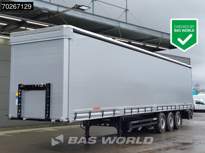 Kögel S24-1 3 axles HARDWOOD NEW SAF Liftachse Edscha - Semi-reboque de lona: foto 1 Kögel S24-1 3 axles HARDWOOD NEW SAF Liftachse Edscha - Semi-reboque de lona: foto 1